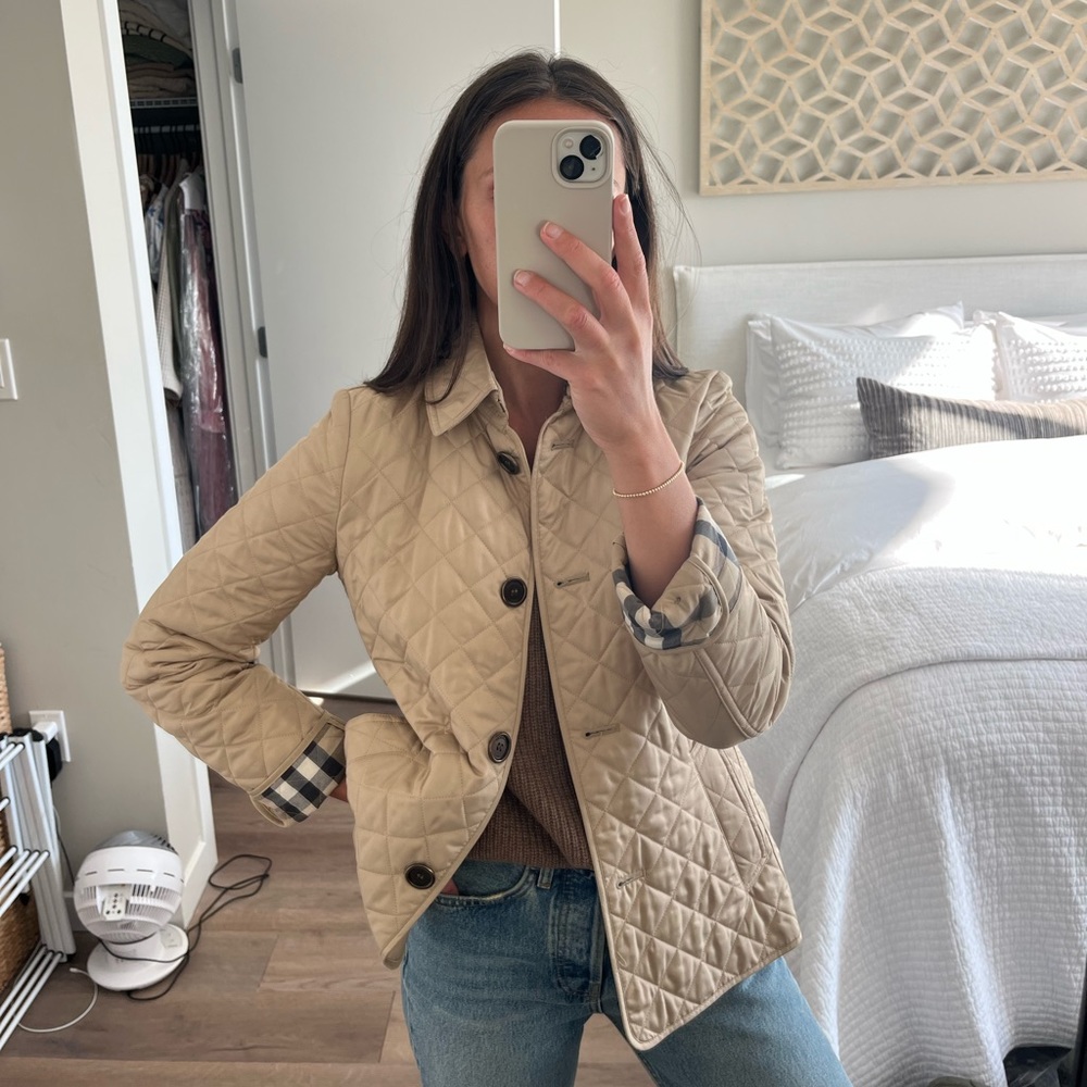 Burberry Brit Quilted Utility Jacket